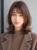 アノ たまプラーザ(ano) 透明感ライトブラウン/ミディアム/ゆるふわレイヤー