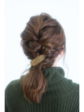 サイズ バイ グリットアヴェダ ららぽーと海老名店(XXXY'S by grit AVEDA) 編みこみヘアアレンジ