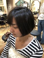 ロンド ブランシュ 錦糸町北口(Lond blanche)&nbsp;誰もが可愛い前下がりショートボブスタイル☆副店長 川上功介