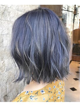 ウノプリール 茶屋町店(unopulir) 【unopulir永尾】切りっぱなしボブ☆ブルージュｓｔｙｌｅ