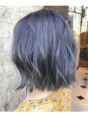 【unopulir永尾】切りっぱなしボブ☆ブルージュstyle
