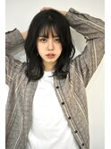 ☆重めミディアムヘアー　ニュアンスパーマ