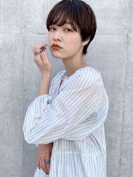 メイクス 表参道(MAKE'S omotesando) 【堀口】マッシュショート/ストレート/ダークブラウン/前髪