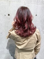 オーク ガーデン 中目黒(OAK garden)&nbsp;カシスピンク バレイヤージュ【OAK中目黒】