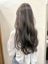 アール 北千住店(ar) 外国人風ハイライトカラー ベージュ系カラー