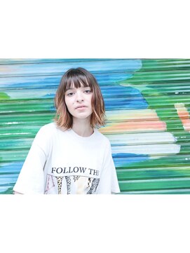 リューデパルティル(lieu de PARTIL) ミディアムボブ