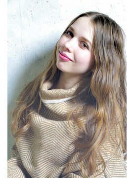 クシュ 所沢西口プロぺ通り(kusyu... ) ペールベージュセクションカラーグラデーションカラー外ハネボブ