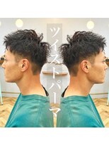 ロミーオム 本厚木(ROMMY. Homme)&nbsp;【ツイストパーマ】ショートでもカッコいいパーマ！！男らしさ◎