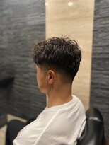 プレミアムバーバー 目黒店(PREMIUM BARBER produce by HIRO GINZA)&nbsp;ショートゆるふわパーマスタイル/メンズカット/barber