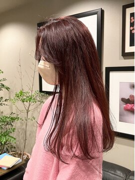 メゾン アヴァロ(Maison Avallo) ラベンダーブラウンのロングスタイル