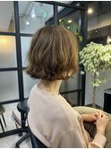 ボブ×デジタルパーマ
