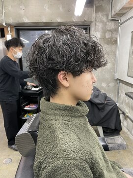 ロンドガルマン 名古屋(Lond GULLMAN) Ryu指名波巻パーマミニウルフ