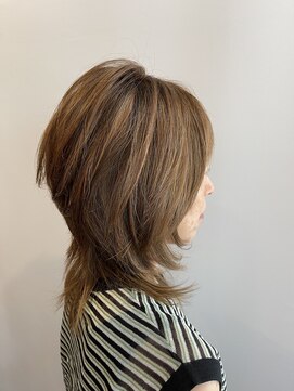 ピュアソウル(Pure Soul) ニューヨークドライカット×美シルエット　ウルフミディアム