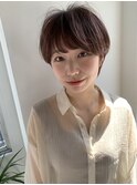 小顔ナチュラルショート/10代/20代/30代★似合わせカット
