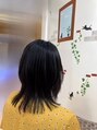 ヘアメーク マーサ 成田ユアエルム店(Hair Make MASA)&nbsp;縮毛矯正4ｓtepトリレイヤーカットでナチュラル仕上げ