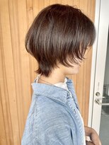 アルジャーノンシロ(ALGERNON shiro)&nbsp;ショートウルフ×顔まわりレイヤー