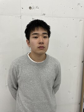 ウェルネス(Wellness) マッシュパーマウルフ波巻きハイライト63