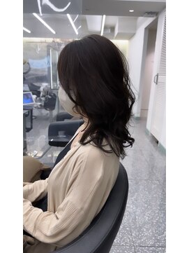 アースモード 亀戸店(EARTH Mode) 毛先パーマヘルシースタイル横顔美人こなれヘア大人美人美髪