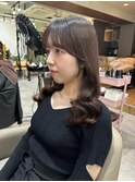 くるくるドライヤーで乾かすだけ!韓国風パーマ