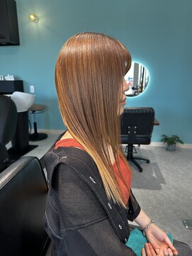 レプリカ(replica.) 【replica.】髪質改善オレンジベージュカラー