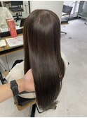 ブリーチなしワンカラー 艶髪 岡山