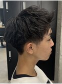 スパイキーショート/ジェットモヒカン/ショートバング/men's