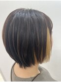 【北見】#ボブ#ショートボブ#イヤリングカラー