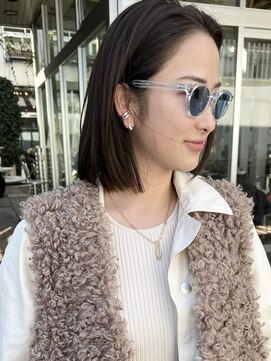 アミー 駒澤(Ammy komazawa) ミニボブ/切りっぱなしボブ/ボブ/タッセルボブ/透明感カラー