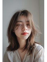 ラナ 新宿(lana)&nbsp;こなれミディ/レイヤーカット/顔まわり【lana hair/新宿】
