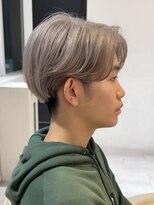 サロンドジョー(salon de joe)&nbsp;メンズカットブリーチダブルカラーハイライトハイトーンショート