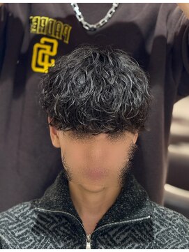 エイド 渋谷(aid) コンパクトマッシュ×波巻きパーマ