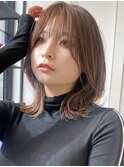 @hitoshi__sand ボブ/黒髪/ネビージュ/小顔/ワンレン/大阪梅田
