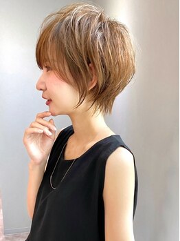 ビューシンサイバシ(VIEW SHINSAIBASHI)の写真/ショート・ボブデビューでもお任せの方多数の信頼◎「私には似合わない…」を覆す確かなカット技術―
