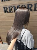 ブリーチなしダブルカラー×グレージュ