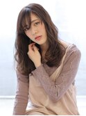 冬＊ショコラグレージュフェザーロング