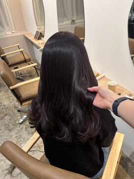 ユッカ 梅田(YUCCA) 【 YUCCA 】大人可愛い20代30代ダークカシスブラウン/暗髪