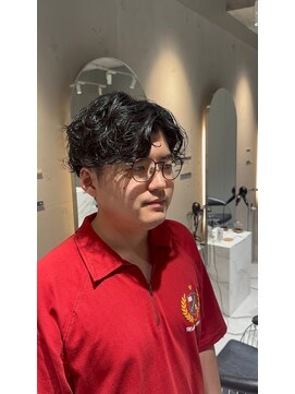 シアン 大須店(CYAN.) 濡らしてスタイリング剤つけるだけ！メンズニュアンスパーマ