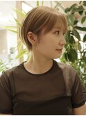 大人ショートボブ/20代30代40代/岡野亘希