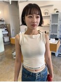 ミニボブ　ミニマムボブ　コンパクトボブ　ブラントボブ