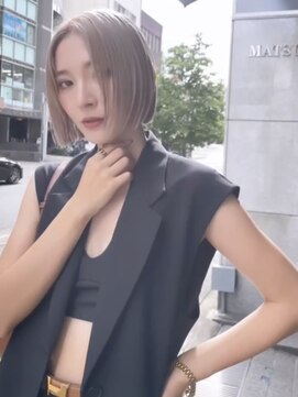 ラキング ギンザ トウキョウ(LAKING GINZA) くびれヘア/アプリコットオレンジ/夏/ハイライトカラー[銀座駅]