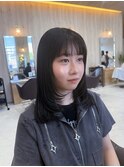 顔まわりレイヤー/ザクザクレイヤー/学生カット