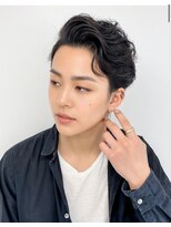 アース 名駅店(HAIR&MAKE EARTH)&nbsp;メンズモテヘア かきあげショート 大人ヘア ビジネスヘア
