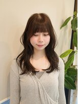 エンリッチヘア(enrich hair)&nbsp;秋カラー/グレージュ/プツっとレイヤー/前髪カット