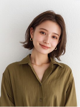 e.m.a プレミアムビューティーサロン 栄駅店(e.m.a PREMIUM BEAUTY SALON) ボブヘア/イメチェン/外ハネボブ/美髪/ワイドバング/髪型