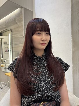 アナ ラーナ(Anna Lanna) 柔らかカシスピンク×顔まわりレイヤー