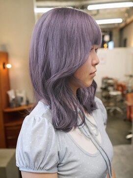 ニール シトロン 名古屋 伏見 丸の内(NEELU citron) 色落ちまで可愛いラベンダーグレージュ！