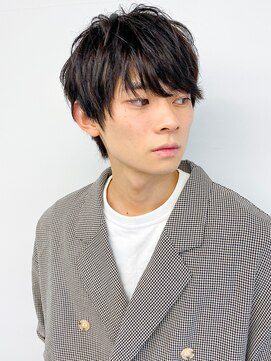 アイスバーグ ウェスト 清澄白河(eyesburg W/est) 無造作パーマシャドウパーマメンズマッシュ丸み束感トレンド