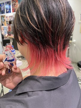 サロウィン 新潟万代店(SALOWIN) ホロライブ さくらみこ カラー　ウルフカット