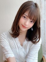 アフロート エル 錦糸町(AFLOAT L) 2wayバングで小顔効果!フェイスレイヤーで作るくびれヘア