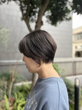 美容室ポール 西葛西店(PAUL) ショートカットアッシュカラーベリーショートくびれショート学割